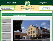Tablet Screenshot of firma-axel-wuttke.de